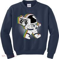 Space Astronaut Boombox Kids Sweatshirt thumb 0