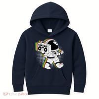 Space Astronaut Boombox Kids Hoodie thumb 0