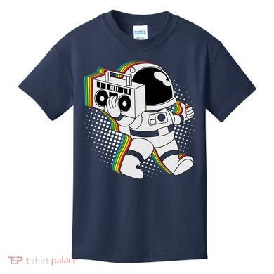 Space Astronaut Boombox Kids T-Shirt