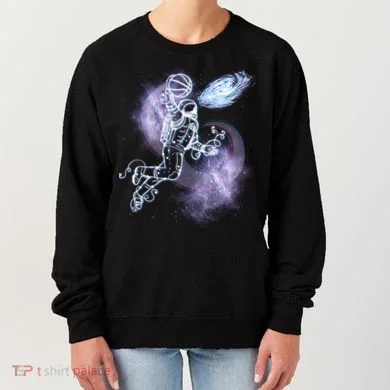 Space Astronaut Dunk Nebula Jam Women's Sweatshirt