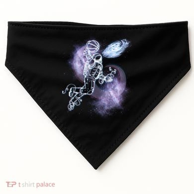 Space Astronaut Dunk Nebula Jam USA-Made Doggie Bandana