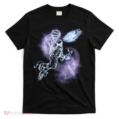 Space Astronaut Dunk Nebula Jam T-Shirt