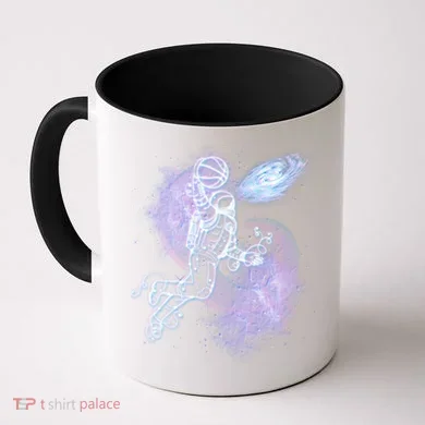 Space Astronaut Dunk Nebula Jam Coffee Mug