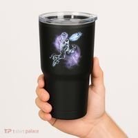 Space Astronaut Dunk Nebula Jam Tumbler thumb 2