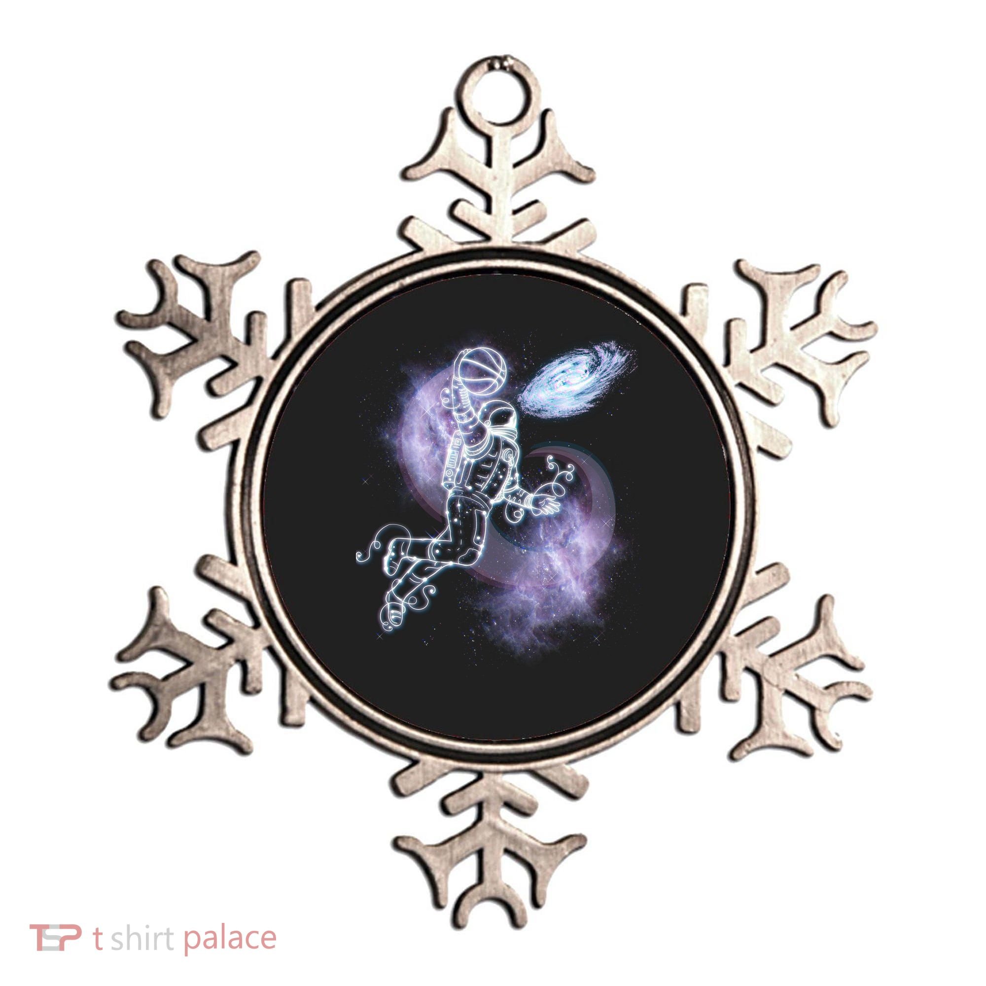 Space Astronaut Dunk Nebula Jam Ornament