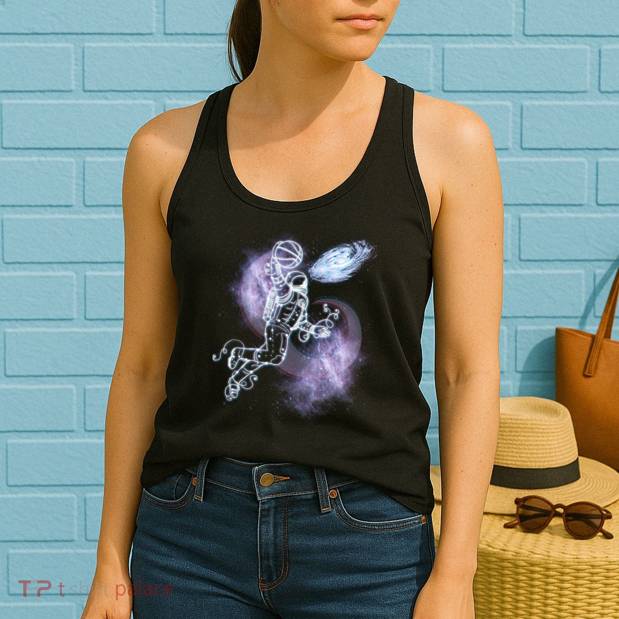 Space Astronaut Dunk Nebula Jam Women's Tank Top