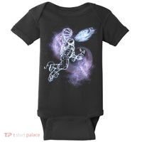 Space Astronaut Dunk Nebula Jam Baby Bodysuit thumb 0