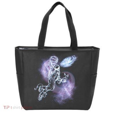 Space Astronaut Dunk Nebula Jam Tote Bag