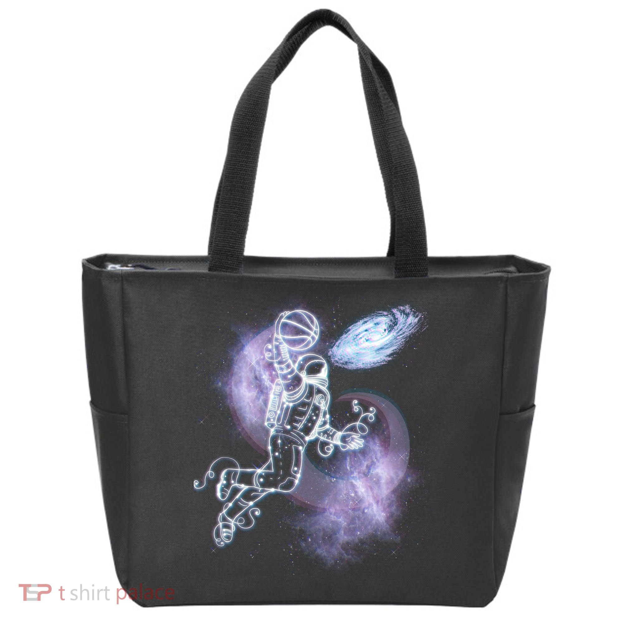 Space Astronaut Dunk Nebula Jam Tote Bag