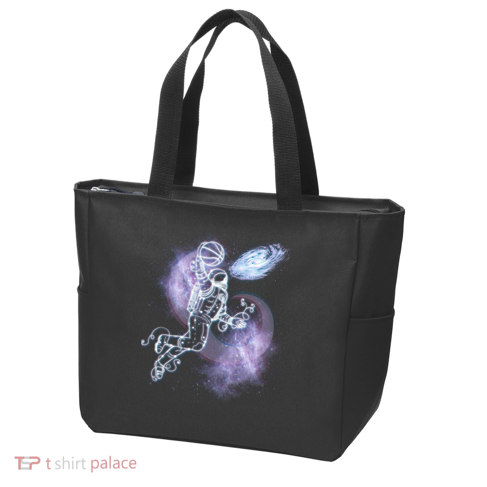 Space Astronaut Dunk Nebula Jam Tote Bag