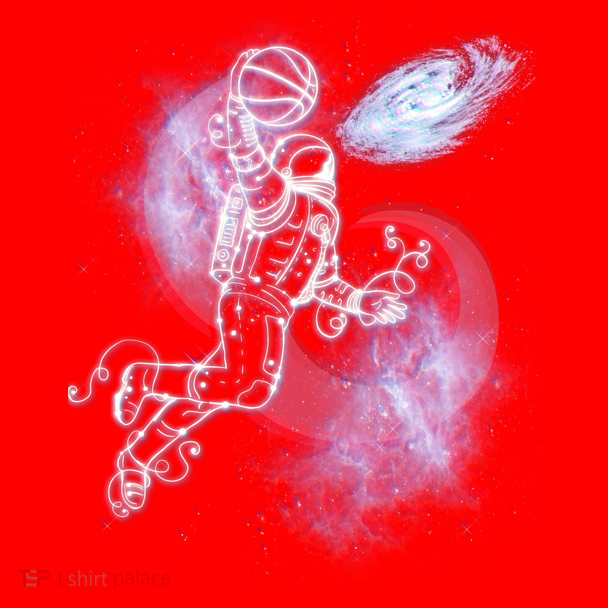 Space Astronaut Dunk Nebula Jam Santa Hat
