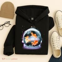 Space Astronaut Helmet Goldfish Hoodie thumb 4