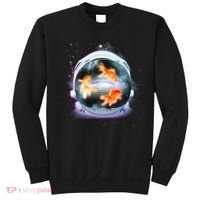 Space Astronaut Helmet Goldfish Sweatshirt thumb 0