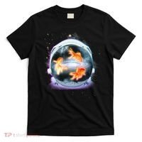 Space Astronaut Helmet Goldfish T-Shirt thumb 0