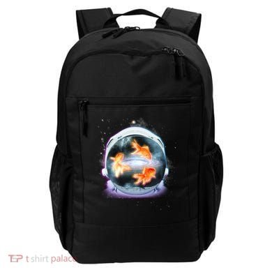 Space Astronaut Helmet Goldfish Backpack