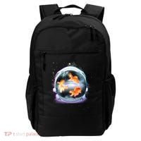 Space Astronaut Helmet Goldfish Backpack thumb 0