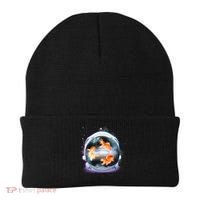 Space Astronaut Helmet Goldfish Beanie thumb 0