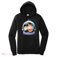 Space Astronaut Helmet Goldfish Women's Hoodie thumb 0