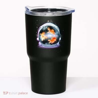 Space Astronaut Helmet Goldfish Tumbler