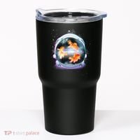 Space Astronaut Helmet Goldfish Tumbler thumb 0