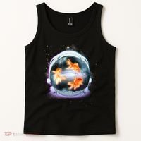 Space Astronaut Helmet Goldfish Tank Top thumb 2