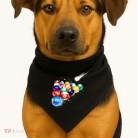 Space Billiards USA-Made Doggie Bandana thumb 1