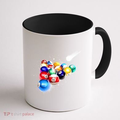 Space Billiards Coffee Mug back