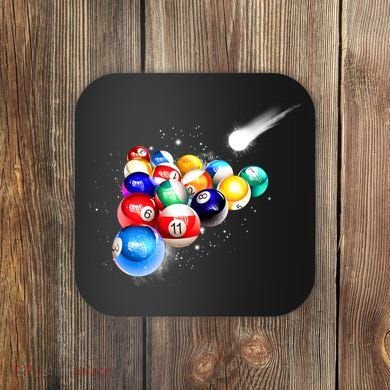 Space Billiards Coaster
