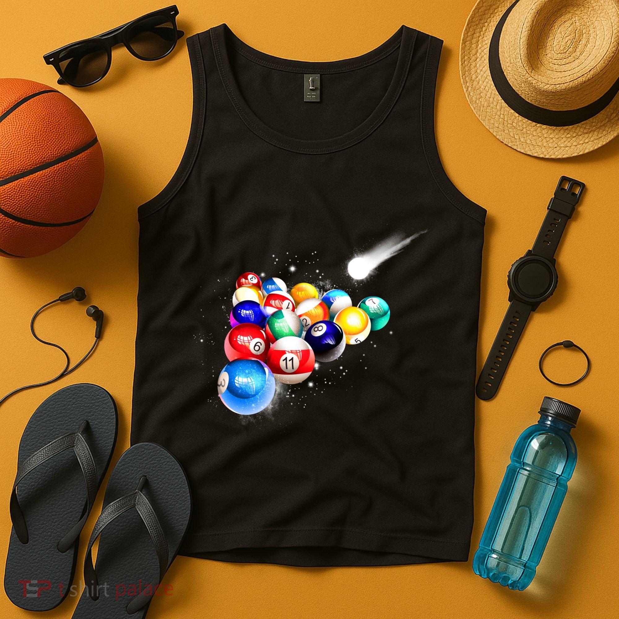 Space Billiards Tank Top