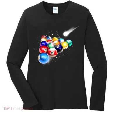 Space Billiards Women's Long Sleeve Shirt