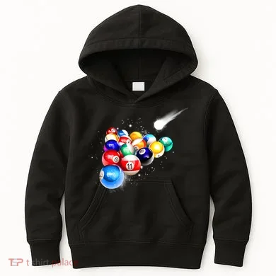 Space Billiards Kids Hoodie