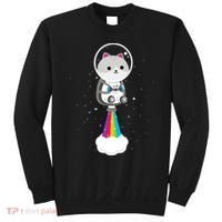 Space Cat Blasting Off Sweatshirt thumb 0