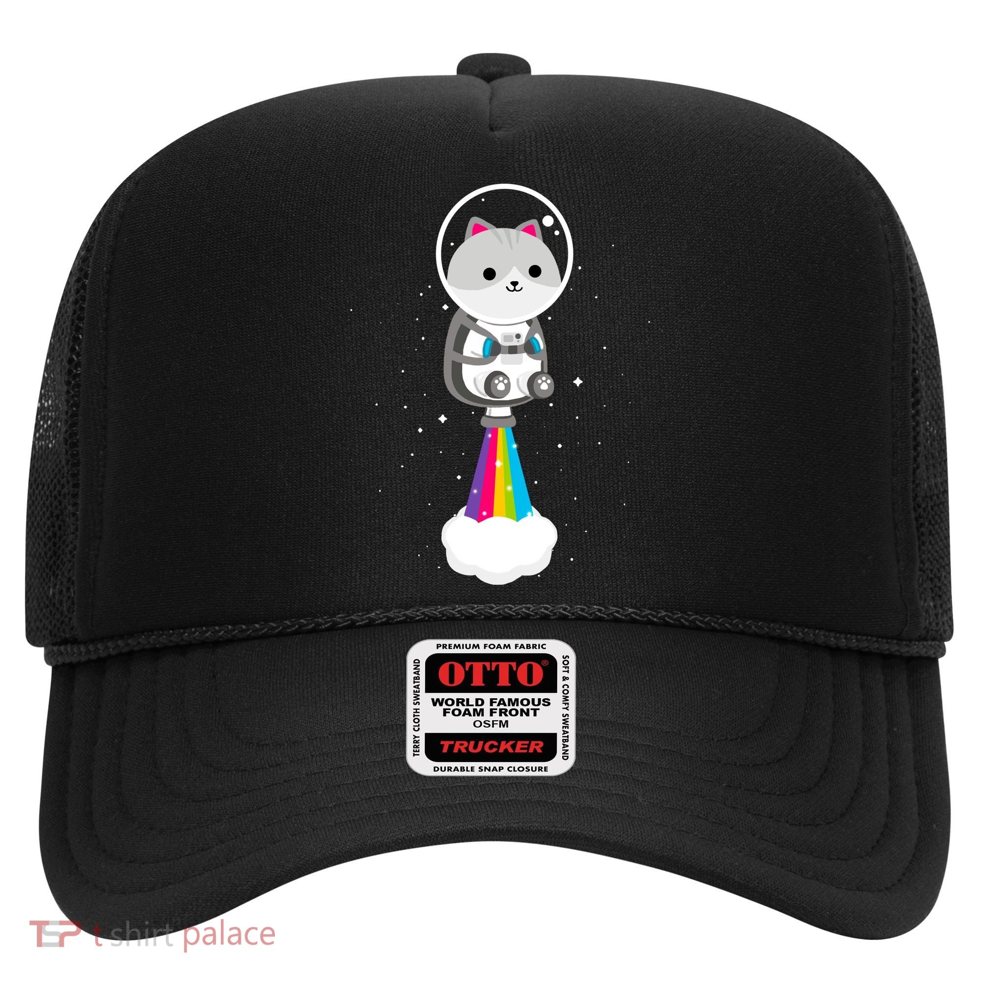 Space Cat Blasting Off Hat