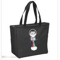 Space Cat Blasting Off Tote Bag thumb 2