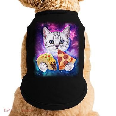 Space Cat Pizza And Tacos Doggie Tank