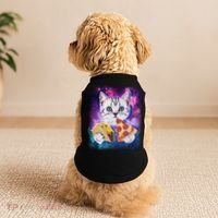Space Cat Pizza And Tacos Doggie Tank thumb 2