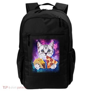 Space Cat Pizza And Tacos Backpack