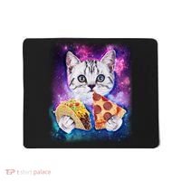 Space Cat Pizza And Tacos Mousepad thumb 0