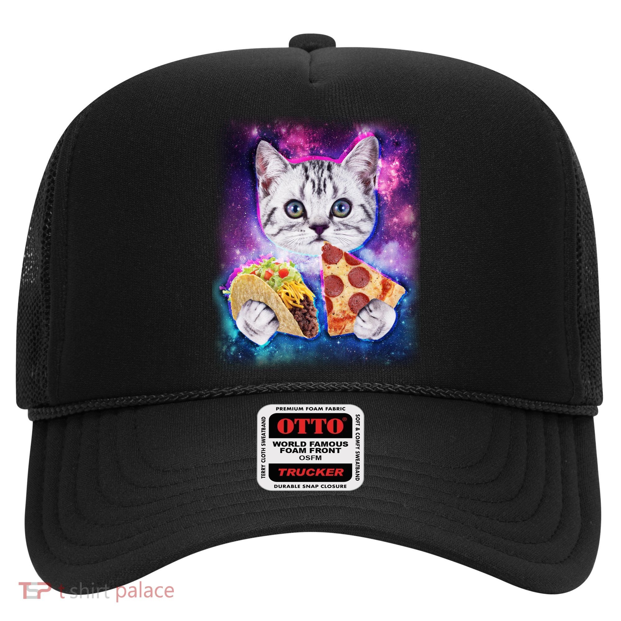 Space Cat Pizza And Tacos Hat