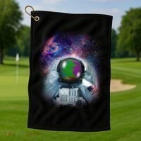 Space Channel Universe Golf Towel thumb 1