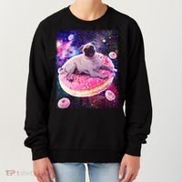 Space Donut Pug Women's Sweatshirt thumb 0