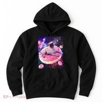 Space Donut Pug Hoodie thumb 0