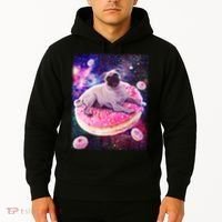 Space Donut Pug Hoodie thumb 2