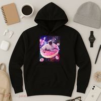 Space Donut Pug Hoodie thumb 3