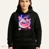 Space Donut Pug Hoodie thumb 5
