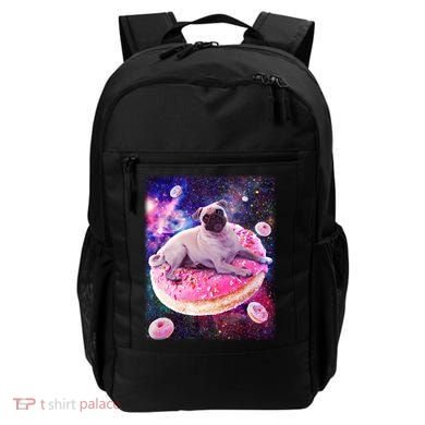 Space Donut Pug Backpack