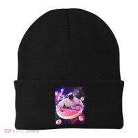 Space Donut Pug Beanie thumb 0