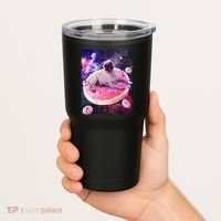 Space Donut Pug Tumbler thumb 2