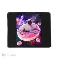 Space Donut Pug Mousepad thumb 0