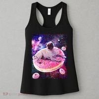 Space Donut Pug Women's Tank Top thumb 3
